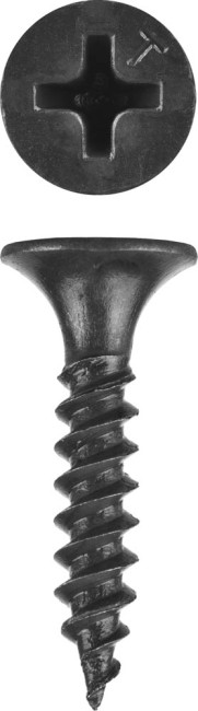 Саморезы СГМ гипсокартон-металл, 35 х 3.5 мм, 85 шт, фосфатированные, ЗУБР,  ( 4-300017-35-035 )