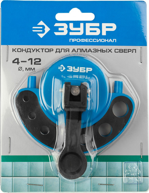 Кондуктор для сверл алмазных трубчатых, d=4-12 мм, ЗУБР Профессионал 29853,  ( 29853 )