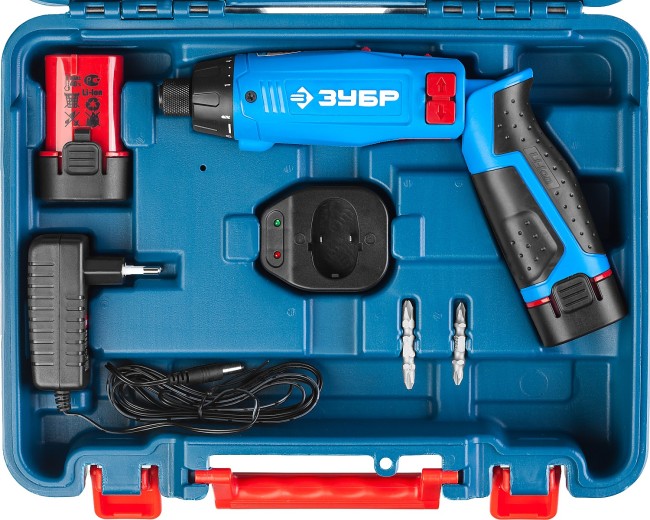 Отвертка-трансформер аккумуляторная, 7.2 В,  Li-Ion PRO, 2АКБ, ЗУБР Профессионал,  ( ЗО-7.2-Ли КН )