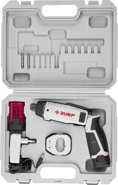 Отвертка-трансформер аккумуляторная, 7.2 В,  Li-Ion PRO, 2АКБ, ЗУБР Профессионал,  ( ЗО-7.2-Ли КН )