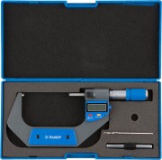 Микрометр ЗУБР "ЭКСПЕРТ" гладкий цифровой, МКЦ 100, диапазон 75-100мм, шаг измерения 0,001мм ,  ( 34482-100 )