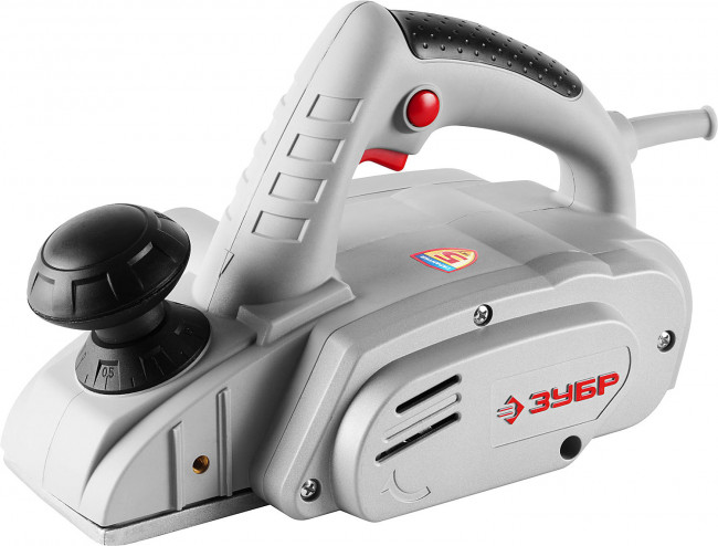 Рубанок электрический (электрорубанок), глубина 2.0 мм, 82 мм, 16 000 об/мин, 750 Вт,  ЗУБР, ( ЗР-750-82 )