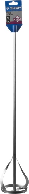 Миксер ЗУБР "ПРОФЕССИОНАЛ" для красок, шестигранный хвостовик, оцинкованный, 100х600мм,  ( 0602-10-60_z02 )