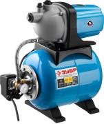 Станция насосная ЗУБР "МАСТЕР" М3 автоматическая, 1200 Вт, пропускная способность 63 л/мин, напор 46 м, бак 20 л,  ( НАС-М3-1200 )