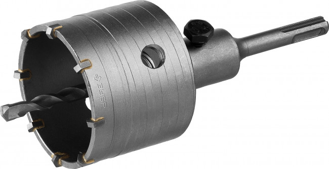 Коронка по бетону ЗУБР "МАСТЕР" с державкой SDS-Plus, 73 мм,  ( 29211-73 )