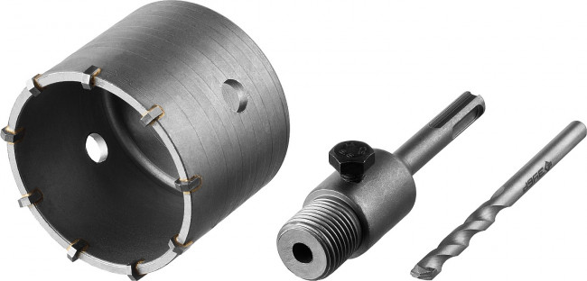 Коронка по бетону ЗУБР "МАСТЕР" с державкой SDS-Plus, 73 мм,  ( 29211-73 )