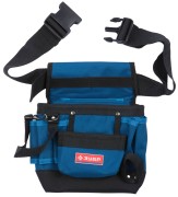 Сумка - пояс ЗУБР "ЭКСПЕРТ" одинарная, держатель для молотка, 9 карманов,  ( 38632 )