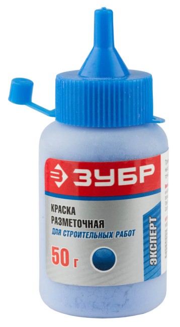Краска ЗУБР разметочная для строительных работ, синяя, 50г  ,  ( 4-06405-1_z01 )