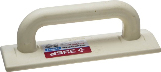 Терка ЗУБР "ЭКСПЕРТ" полиуретановая, 80х260мм, ( 08130-08-26 ) Терка ЗУБР "ЭКСПЕРТ" полиуретановая, 80х260мм, ( 08130-08-26 )