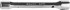 Ключ торцовый ЗУБР "МАСТЕР" двухсторонний, усиленный, шестигранный профиль, 6х7мм ,  ( 27190-06-07 )