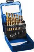 ЗУБР КОБАЛЬТ 19шт(1-10мм), Набор сверл по металлу, сталь Р6М5К5, класс А, мет.бокс ( 29626-H19 )