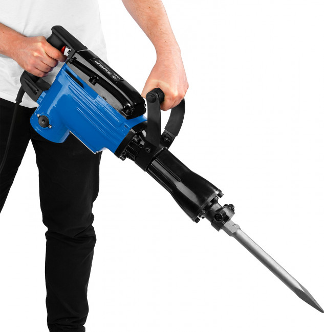 Молоток отбойный "Бетонолом", ЗУБР Профессионал ЗМ-40-1700 К, HEX30, 40 Дж, 17 кг, 1400 уд/мин, 1700 Вт, кейс,  ( ЗМ-40-1700 К )