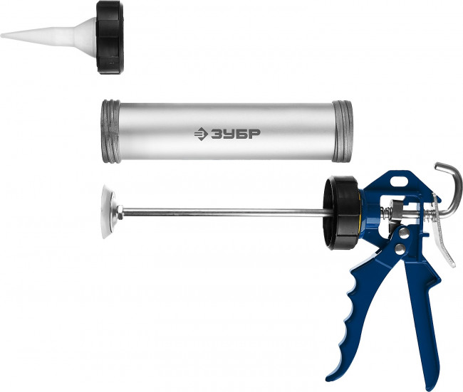 Пистолет для герметика ЗУБР "ПРОФЕССИОНАЛ", закрытый, алюминиевый корпус, 310 мл, ( 06633-31 ) Пистолет для герметика ЗУБР "ПРОФЕССИОНАЛ", закрытый, алюминиевый корпус, 310 мл, ( 06633-31 )