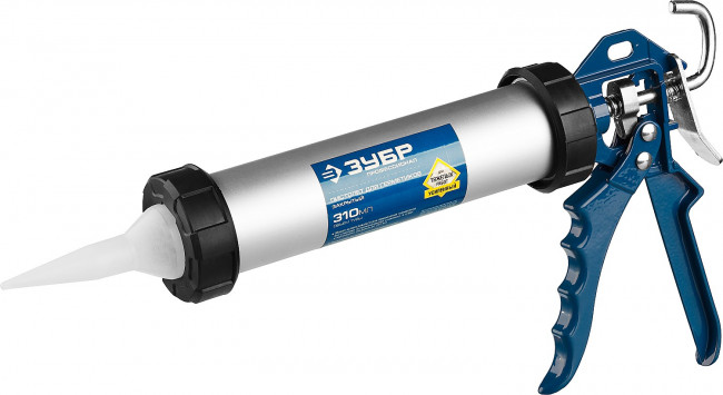 Пистолет для герметика ЗУБР "ПРОФЕССИОНАЛ", закрытый, алюминиевый корпус, 310 мл, ( 06633-31 ) Пистолет для герметика ЗУБР "ПРОФЕССИОНАЛ", закрытый, алюминиевый корпус, 310 мл, ( 06633-31 )