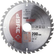 Диск пильный "Оптимальный рез" по дереву, 200x32, 36Т, ЗУБР, ( 36912-200-32-36 ) Диск пильный "Оптимальный рез" по дереву, 200x32, 36Т, ЗУБР, ( 36912-200-32-36 )