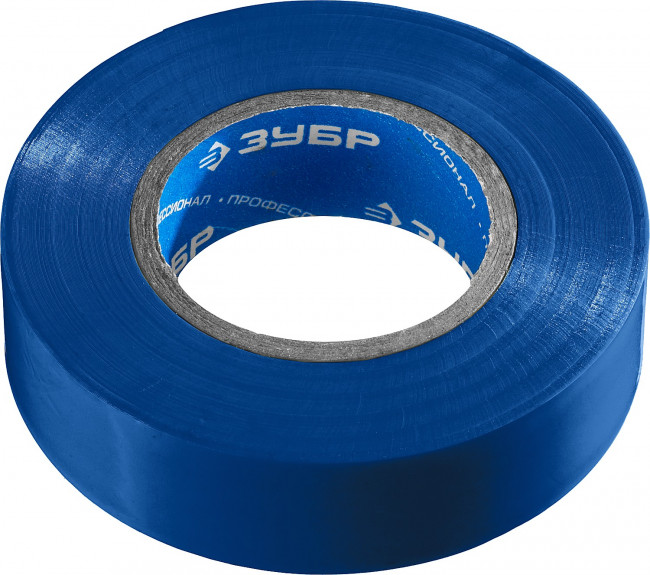 ЗУБР Электрик-20 Изолента ПВХ, не поддерживает горение, 20м (0,16x19мм), синяя ( 1234-7_z02 ) ЗУБР Электрик-20 Изолента ПВХ, не поддерживает горение, 20м (0,16x19мм), синяя ( 1234-7_z02 )