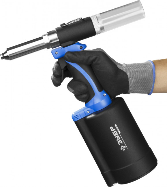 Заклепочник ЗУБР пневматический, корпус из композит материал, для заклепок из нерж стали, 2,4-3,2-4-4,8-6-6,4мм, ( 31287-64 ) Заклепочник ЗУБР пневматический, корпус из композит материал, для заклепок из нерж стали, 2,4-3,2-4-4,8-6-6,4мм, ( 31287-64 )