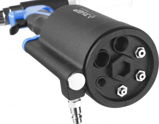 Заклепочник ЗУБР пневматический, корпус из композит материал, для заклепок из нерж стали, 2,4-3,2-4-4,8-6-6,4мм, ( 31287-64 ) Заклепочник ЗУБР пневматический, корпус из композит материал, для заклепок из нерж стали, 2,4-3,2-4-4,8-6-6,4мм, ( 31287-64 )