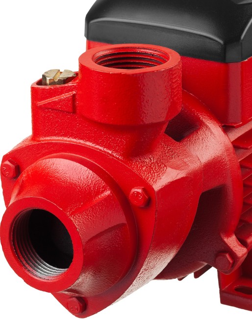 Насос М1 садовый поверхностный, ЗУБР НС-М1-650-Ч, самовсасывающий, 650 Вт, пропускная способность 40 л/мин, напор 45 м, корпус из чугуна,  ( НС-М1-650-Ч )