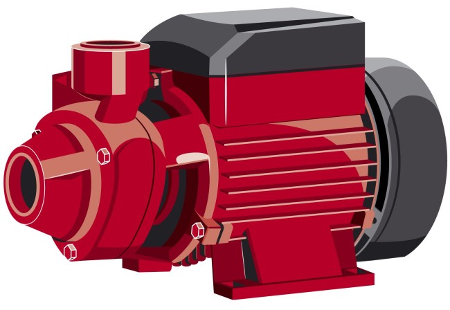 Насос М1 садовый поверхностный, ЗУБР НС-М1-650-Ч, самовсасывающий, 650 Вт, пропускная способность 40 л/мин, напор 45 м, корпус из чугуна,  ( НС-М1-650-Ч )