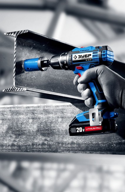 DL-20 дрель-шуруповерт, 2 АКБ, в кейсе, ЗУБР Профессионал,  ( DL-20 A5 )