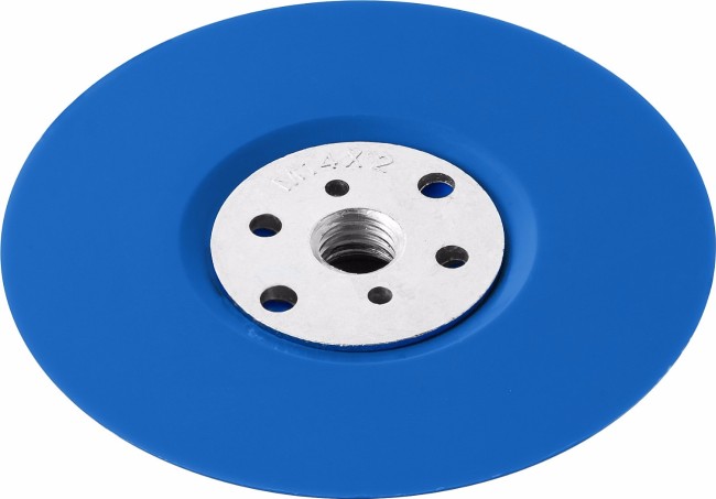 Тарелка опорная ЗУБР "ПРОФЕССИОНАЛ" пластиковая для УШМ под круг фибровый, М14, d=115мм, ( 35775-115 ) Тарелка опорная ЗУБР "ПРОФЕССИОНАЛ" пластиковая для УШМ под круг фибровый, М14, d=115мм, ( 35775-115 )