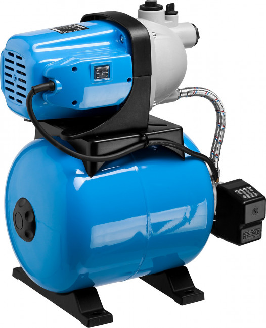 Станция насосная ЗУБР "МАСТЕР" М3 автоматическая, 800 Вт, пропускная способность 55 л/мин, напор 40 м, бак 20 л,  ( НАС-М3-800 )