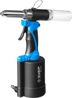 Заклепочник ЗУБР пневматический, корпус из композит материалов, для заклепок из нержав стали, 2,4-3,2-4-4,8мм,  ( 31287-48 )