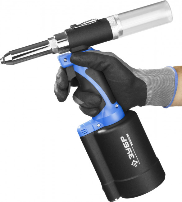 Заклепочник ЗУБР пневматический, корпус из композит материалов, для заклепок из нержав стали, 2,4-3,2-4-4,8мм, ( 31287-48 ) Заклепочник ЗУБР пневматический, корпус из композит материалов, для заклепок из нержав стали, 2,4-3,2-4-4,8мм, ( 31287-48 )