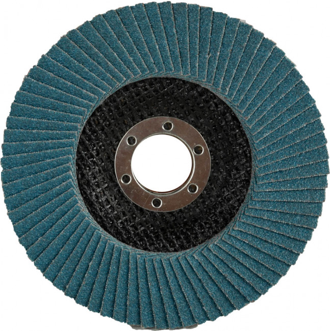 Круг лепестковый торцевой циркониевый, 125х22,2мм, тип КЛТ 1, ЗУБР P60,  ( 36596-125-60 )