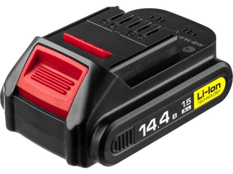 Аккумуляторная батарея 14.4 В, Li-Ion, 1.5 Ач, ЗУБР,  ( АКБ-14.4-Ли 15М2 )