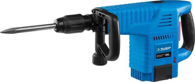 Молоток отбойный "Бетонолом", ЗУБР Профессионал, SDS-Max, 25 Дж, 10 кг, 900-2100 уд/мин, 1500 Вт, кейс,  ( ЗМ-1500ЭК )