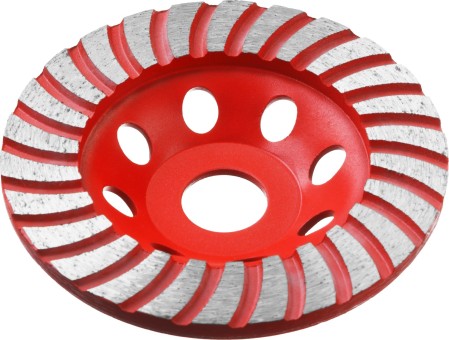 Чашка алмазная шлифовальная по бетону ЗУБР "МАСТЕР" сегментированная, 115мм,  ( 33375-115 )