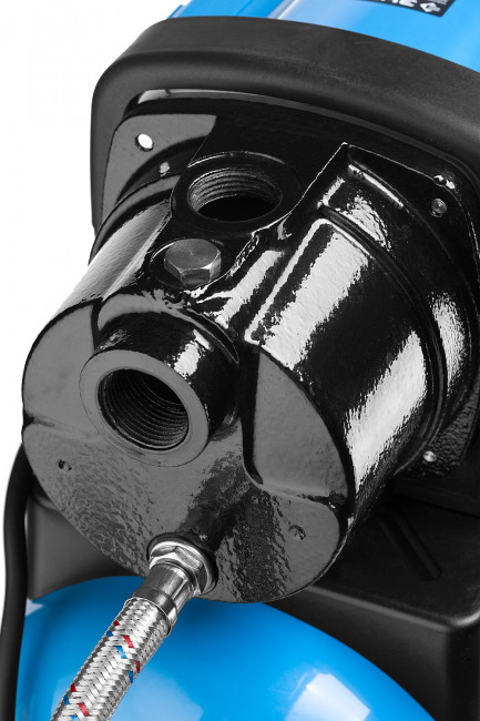 Станция насосная ЗУБР "МАСТЕР" М3 автоматическая, 800 Вт, пропускная способность 55 л/мин, напор 40 м, бак 20 л, корпус из чугуна,  ( НАС-М3-800-Ч )