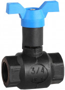 Кран шаровой ЗУБР полнопроходной "мама-мама", бабочка, морозоуст корпус, 3/4", ( 4-51530-PA-3/4 ) Кран шаровой ЗУБР полнопроходной "мама-мама", бабочка, морозоуст корпус, 3/4", ( 4-51530-PA-3/4 )