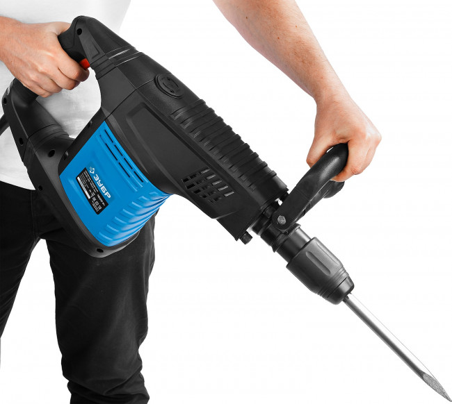 Молоток отбойный, ЗУБР Профессионал, SDS-Max, 25 Дж, 11 кг, 900-1800 уд/мин, 1500 Вт, АВТ, кейс,  ( ЗММ-25-1500 ЭВК )