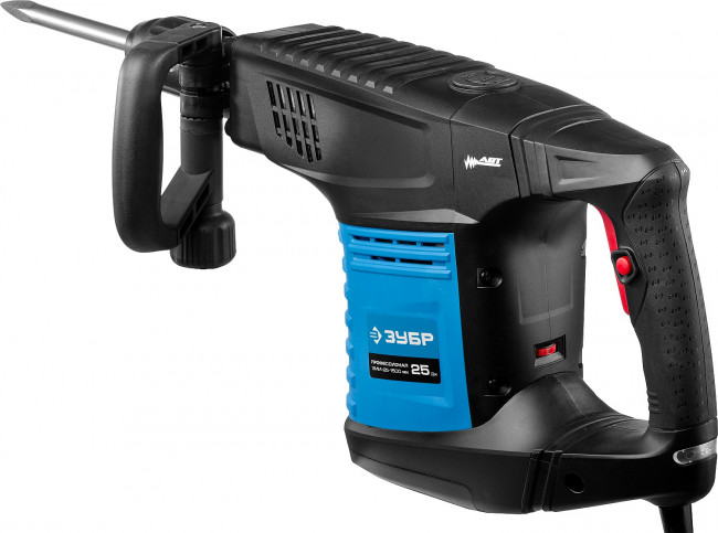 Молоток отбойный, ЗУБР Профессионал, SDS-Max, 25 Дж, 11 кг, 900-1800 уд/мин, 1500 Вт, АВТ, кейс,  ( ЗММ-25-1500 ЭВК )