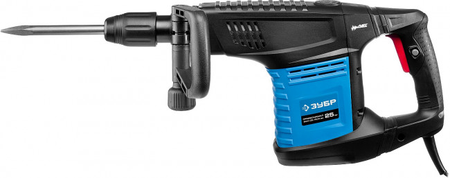 Молоток отбойный, ЗУБР Профессионал, SDS-Max, 25 Дж, 11 кг, 900-1800 уд/мин, 1500 Вт, АВТ, кейс,  ( ЗММ-25-1500 ЭВК )