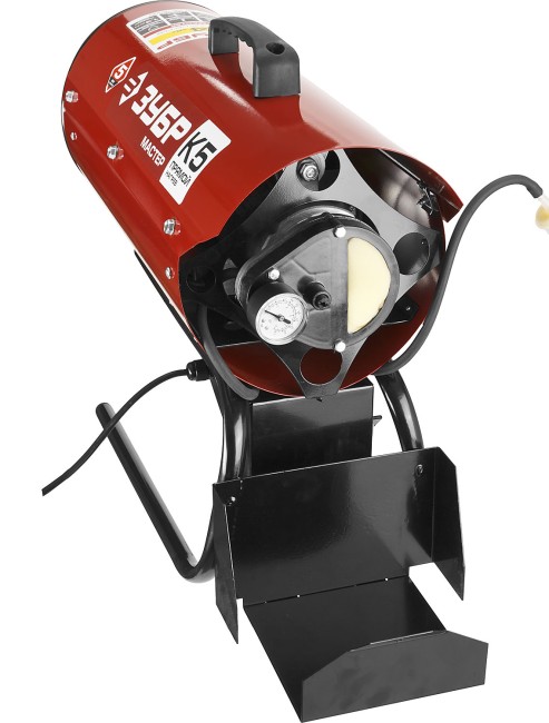 Пушка дизельная тепловая, ЗУБР ДП-К5-15000, 220 В, 14 кВт, 300 м.куб/час, 5 л, 1.3 кг/ч,  ( ДП-К5-15000 )