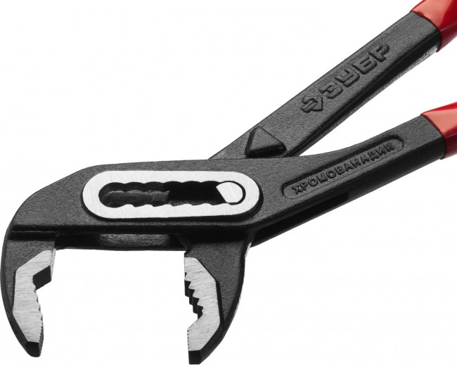 Клещи переставные "Мастер", Сr-V, высокомощный коробчатый шарнир, 250мм, ЗУБР ( 2242-24_z01 ) Клещи переставные "Мастер", Сr-V, высокомощный коробчатый шарнир, 250мм, ЗУБР ( 2242-24_z01 )