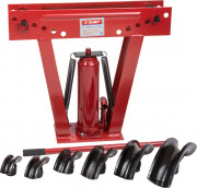 Набор ЗУБР "ЭКСПЕРТ" Трубогиб гидравлический, 12т, ход штока 232мм, 6 насадок ,  ( 43078-12 ) Набор ЗУБР "ЭКСПЕРТ" Трубогиб гидравлический, 12т, ход штока 232мм, 6 насадок ,  ( 43078-12 )