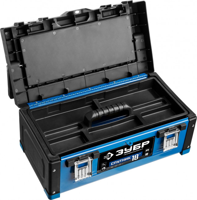 Ящик для инструмента "СПУТНИК-18" металлический, ЗУБР Профессионал ( 38153-18 ) Ящик для инструмента "СПУТНИК-18" металлический, ЗУБР Профессионал ( 38153-18 )