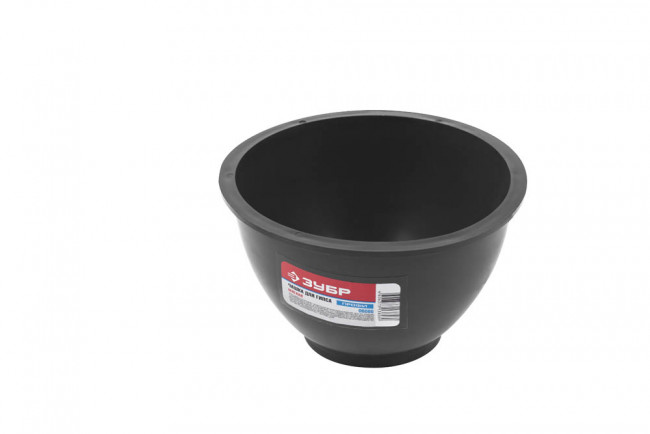 Чашка ЗУБР "ПРОФИ" для гипса резиновая, мягкая,  ( 06080 )
