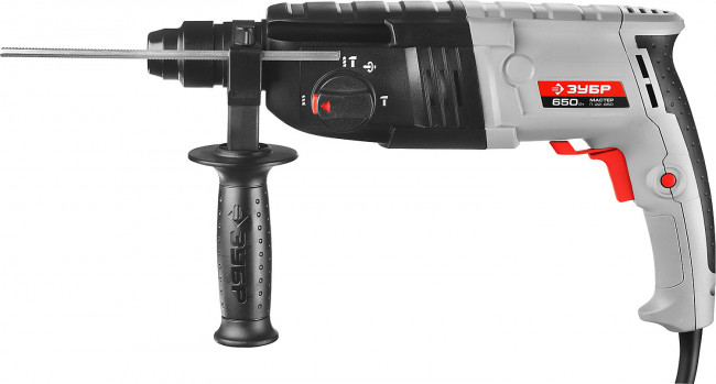 Перфоратор SDS-plus, ЗУБР П-22-650, реверс, горизонтальный, 2.3 Дж, 0-870 об/мин, 0-4850 уд/мин, 650 Вт, кейс,  ( П-22-650 ) Перфоратор SDS-plus, ЗУБР П-22-650, реверс, горизонтальный, 2.3 Дж, 0-870 об/мин, 0-4850 уд/мин, 650 Вт, кейс,  ( П-22-650 )