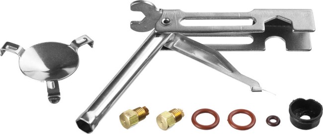 Горелка ЗУБР "ЭКСПЕРТ" туристическая мультитопливная, бензин или газ, в кейсе,  ( 68202 )