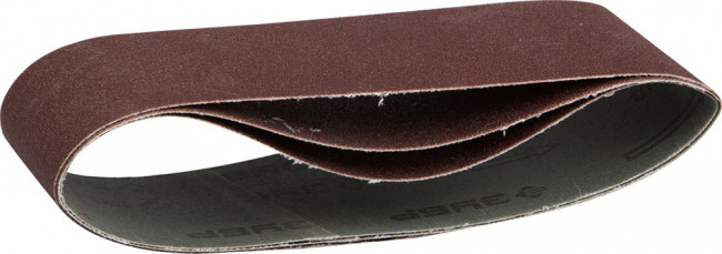 Лента шлифовальная бесконечная ЗУБР "МАСТЕР" на тканевой основе, для ЛШМ, P100, 75х457мм, 3шт,  ( 35541-100 )