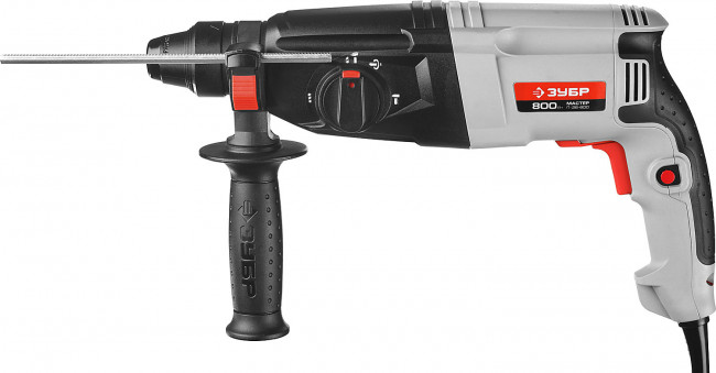 Перфоратор SDS-plus, ЗУБР П-26-800, реверс, горизонтальный, 3 Дж, 0-1300 об/мин, 0-4800 уд/мин, 800 Вт, кейс,  ( П-26-800 ) Перфоратор SDS-plus, ЗУБР П-26-800, реверс, горизонтальный, 3 Дж, 0-1300 об/мин, 0-4800 уд/мин, 800 Вт, кейс,  ( П-26-800 )