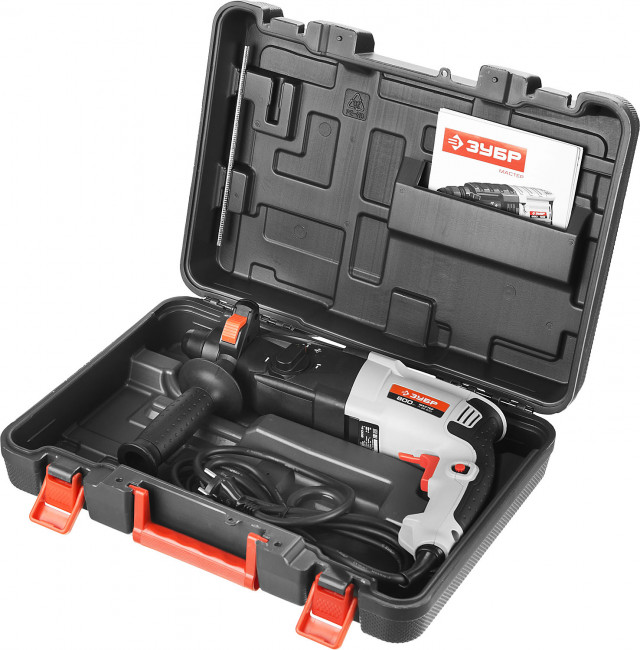 Перфоратор SDS-plus, ЗУБР П-26-800, реверс, горизонтальный, 3 Дж, 0-1300 об/мин, 0-4800 уд/мин, 800 Вт, кейс,  ( П-26-800 ) Перфоратор SDS-plus, ЗУБР П-26-800, реверс, горизонтальный, 3 Дж, 0-1300 об/мин, 0-4800 уд/мин, 800 Вт, кейс,  ( П-26-800 )