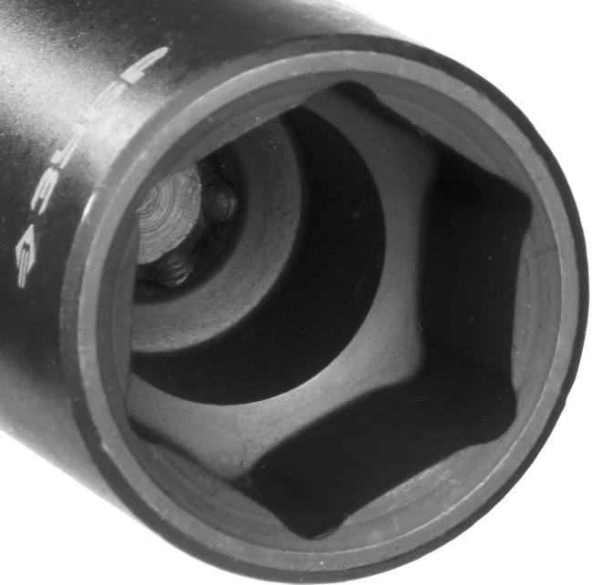 Бита ЗУБР "ПРОФИ" с торцовой головкой, удлиненная, хвостовик E 1/4", 12мм, 1шт,  ( 26377-12 )