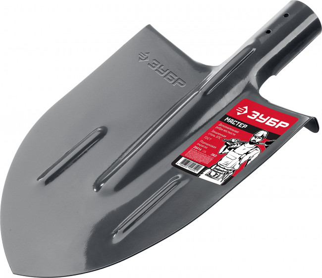 ЗУБР 39414 Лопата "МАСТЕР" штыковая с ребрами жесткости ЛКО, без черенка ( 39414 )